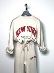 Comfortabele New York Brooklyn Set – Crème - Afbeelding 2