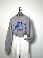 Grijze "Chicago Athletic Department" Oversized Sweatshirt - Afbeelding 2