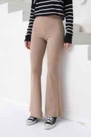 Trendy flared broek met hoge taille - Afbeelding 4
