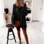 warte V-hals Trui – Minimalistisch en Stijlvol