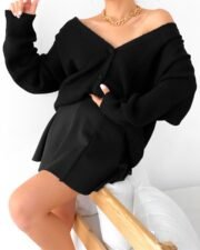 Zwarte Gebreide Vest – Basic & Stijlvol - Afbeelding 4