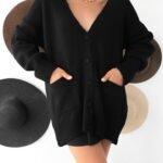 Zwarte Gebreide Vest – Basic & Stijlvol