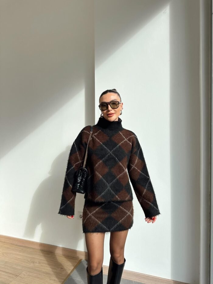 Tweedelige set - Bruin - Afbeelding 4