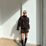 Tweedelige set - Bruin