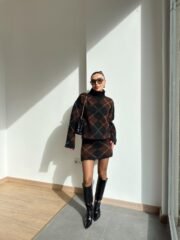 Tweedelige set - Bruin